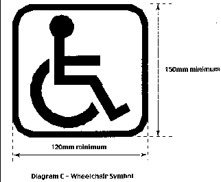 Diagram C - Wheelchair Symbol