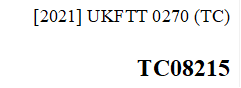 [2021] UKFTT 270 (TC)

TC08215


