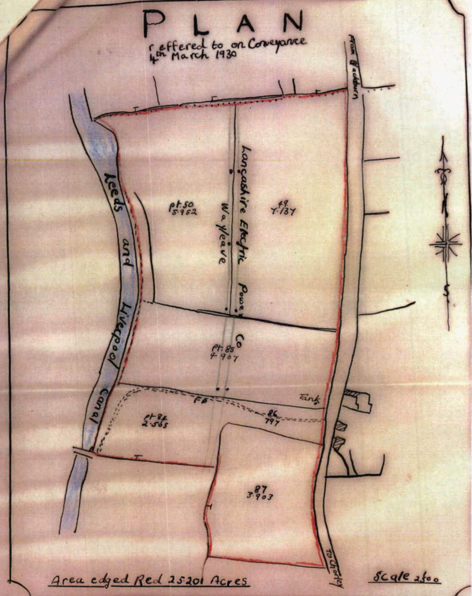 Image 004 - Plan referred to on Conveyance 4th March 1930