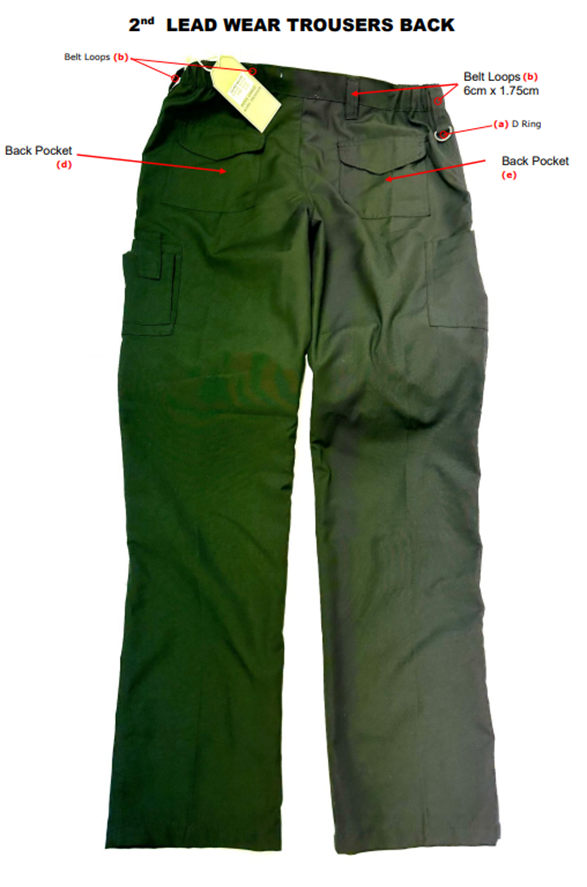 A pair of green pants

Description automatically generated with medium confidence