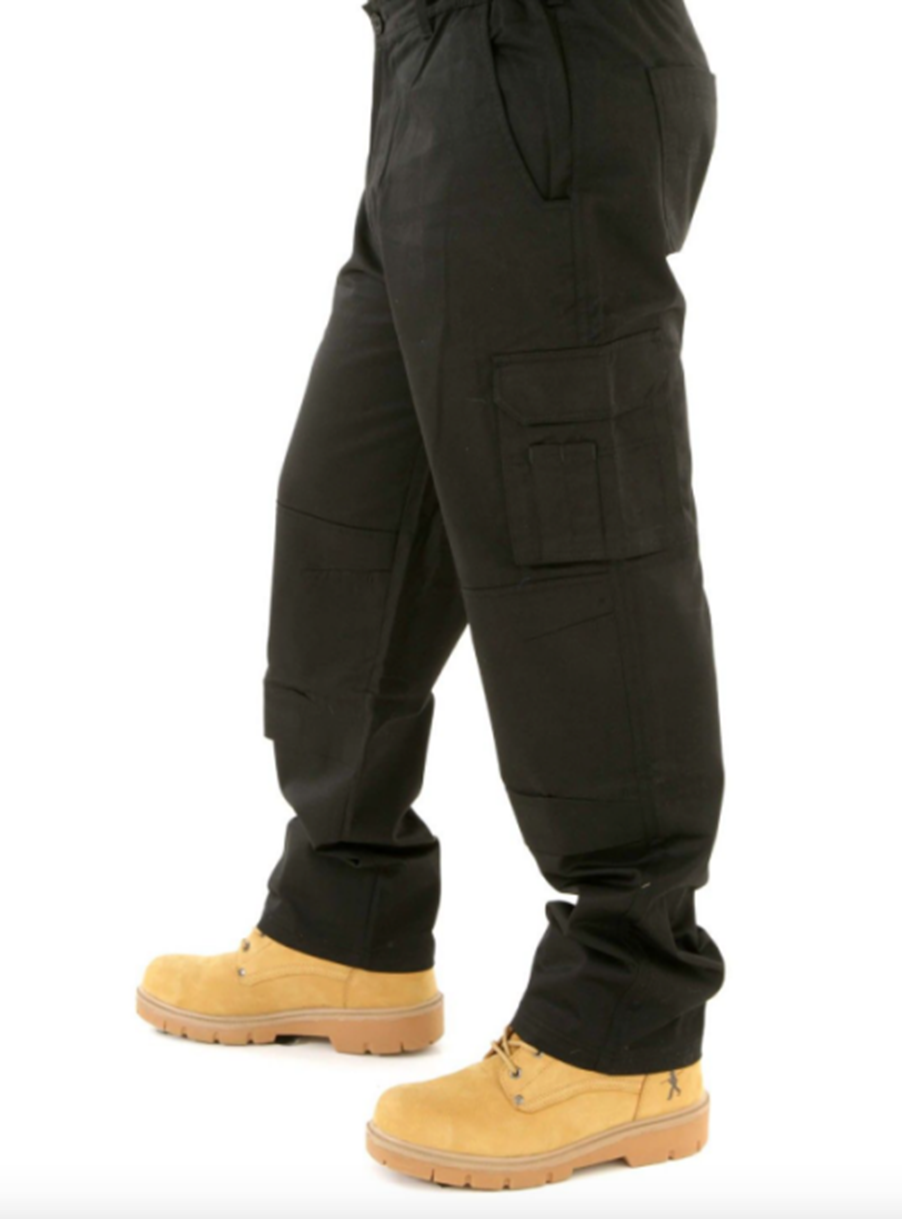 A person wearing black pants and yellow boots

Description automatically generated with medium confidence