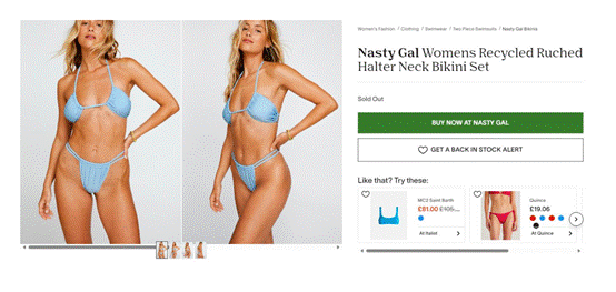 A screenshot of a person wearing a garment
AI-generated content may be incorrect.
